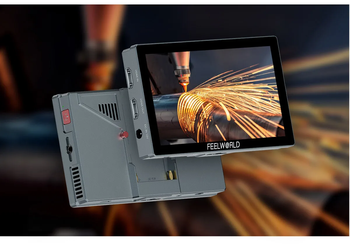 P6X 5.5" Camera Field Monitor 3D LUT HDR IPS Panel TouchScreen Display 4K HDMI-C