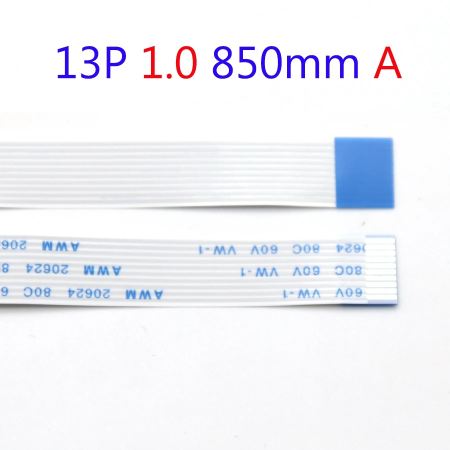 

1-100 шт./партия FFC FPC плоский гибкий кабель типа A 1,0 мм Шаг 13 контактов вперед длина 850 мм 85 см ширина 14 мм лента гибкий 13pin