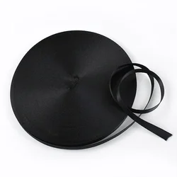 Versatile Nylon Ribbon Webbing for Crafting and Decoration - 45 Meters (Black)