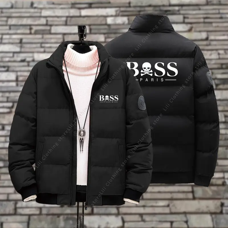 Mens Winter Jackets 2026 New Thick Warm Parkas Puffer Jacket Bomber Jacket Down Coats Fashion Designer Clothes Men Down Jackets - Image 3