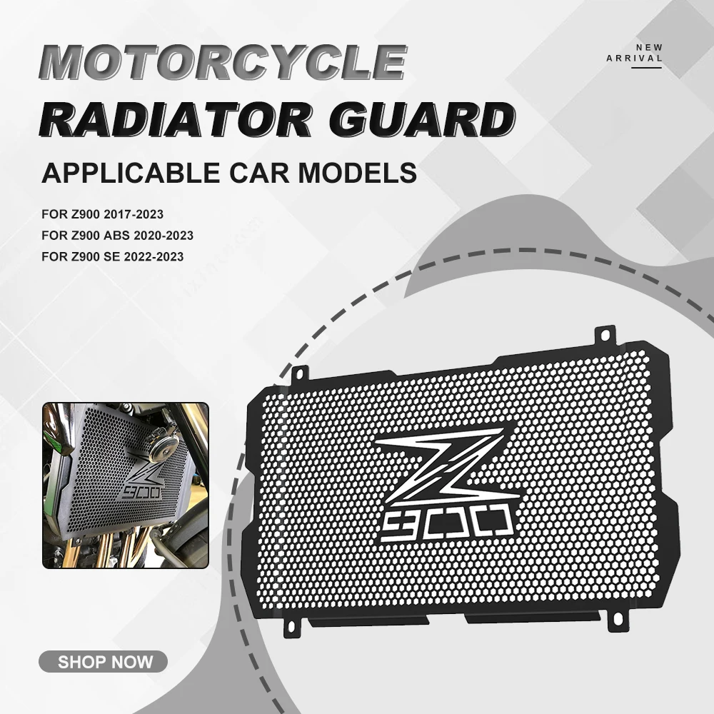

Z900 Radiator Guard For Kawasaki Z 900 ABS SE 2017 2018 2019 2020 2021 2022 2023 Motorcycle Accessories Grille Cover Protector