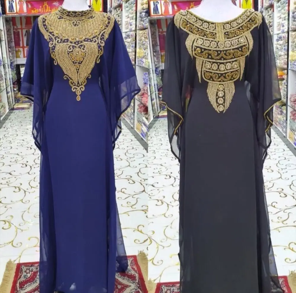 New Year Moroccan Dubai Dress Kaftans Farasha Dress Very Fancy Long Gown 56 Inches original 15 inches ltm150xs t01 lcd screen warranty for 1 year