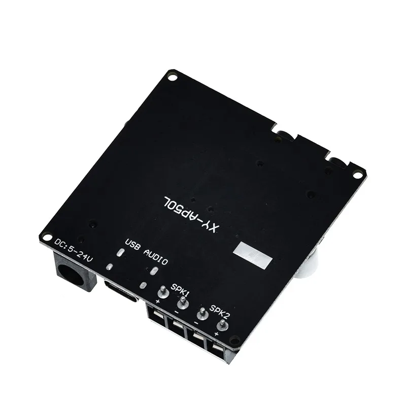 XY-AP50L 미니 블루투스 5.0, 듀얼 채널 오디오 파워, 디지털 앰프 보드, 스테레오 앰프, 3.5mm AUX USB 앱, 50W + 50W