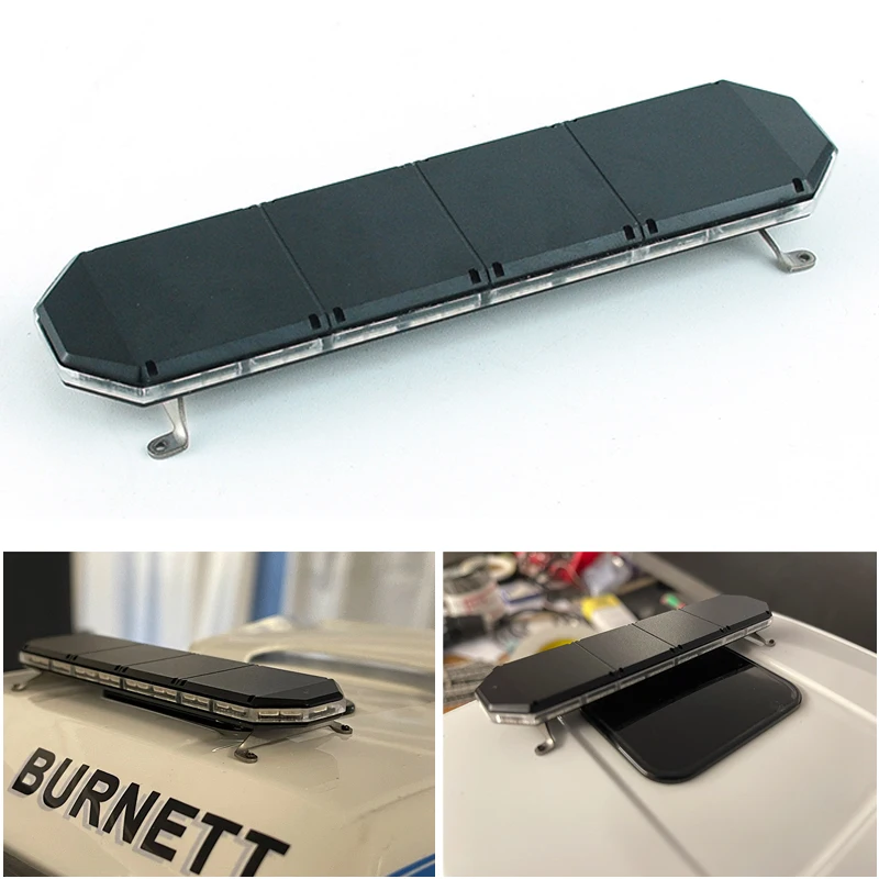 Metal Rgb Engineering Lights 20 Modalità Lampeggianti Per 1/10 Crawler Car 1/14 Tamiya Rc Truck Trailer Ribaltabile Scania 770S Volvo Parts