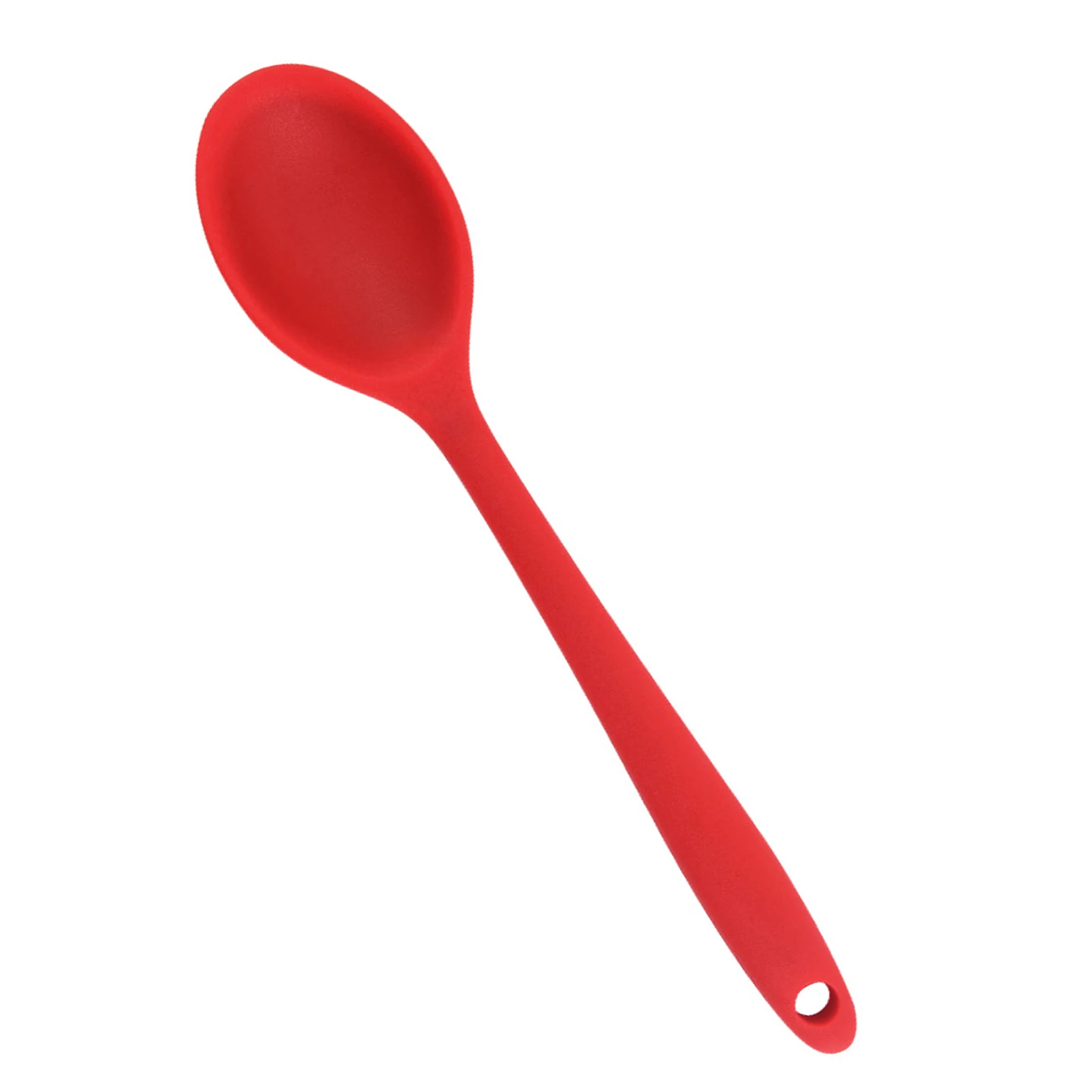 

Kitchen Silicone Soup Spoon Comfortable to Hold and Easy to Use Spoon Suitable for Spices Salad Milk