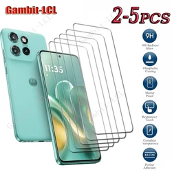 Premium 9H HD Tempered Glass Screen Protector Film - Multi - Pack - 5 Pieces (Motorola Edge 60 Neo)