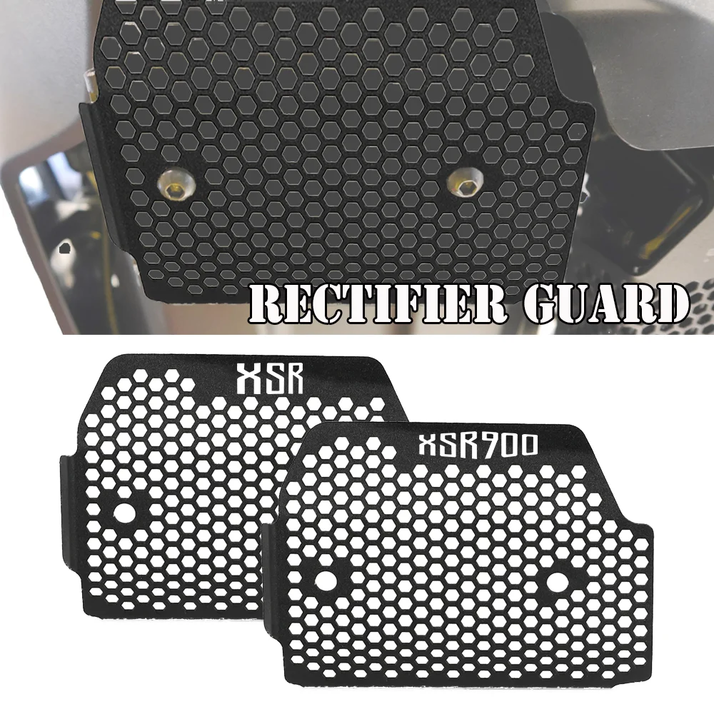 

For Yamaha XSR900 XSR 900 2016-2021 2022 2023 Motorcycle Rectifier Protection Grill Cover Protector Guard Decoration Frame Shell