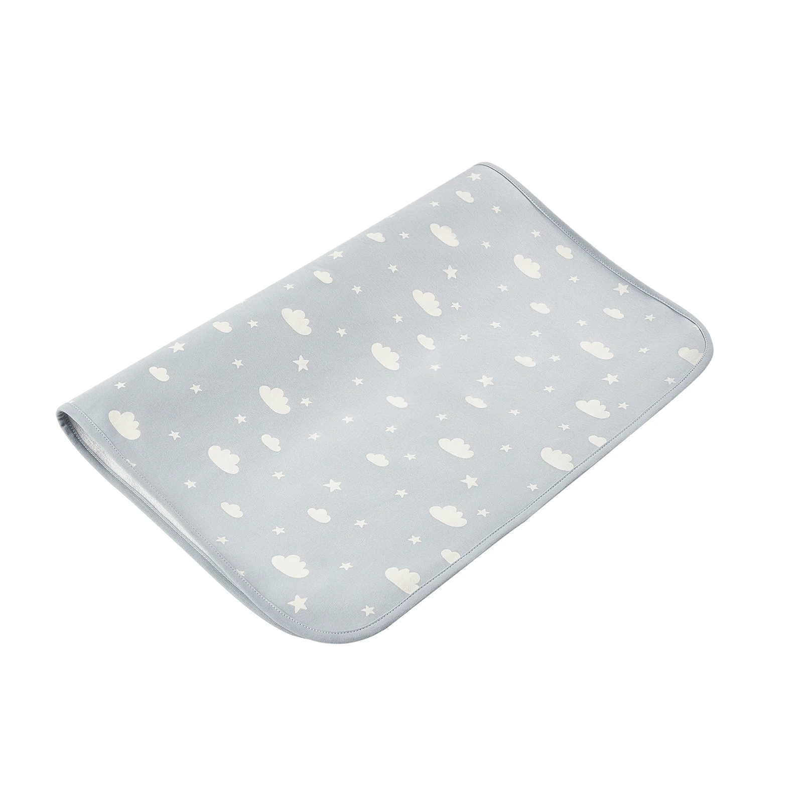 Reversible Waterproof & Breathable Children's Crib Sheet with Washable Infant Urinary Pad