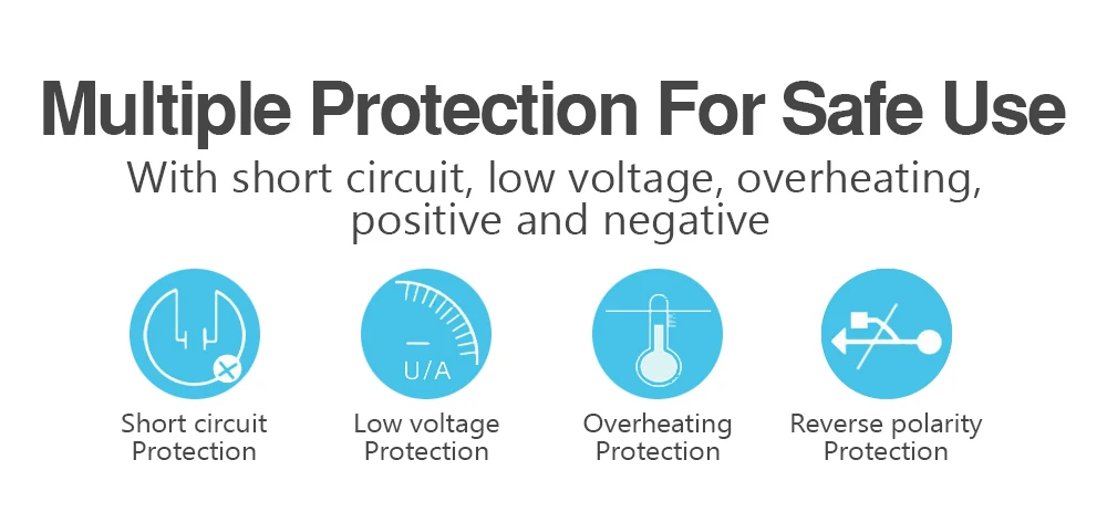 12V Exibição atual 10A 20A 30A 40A