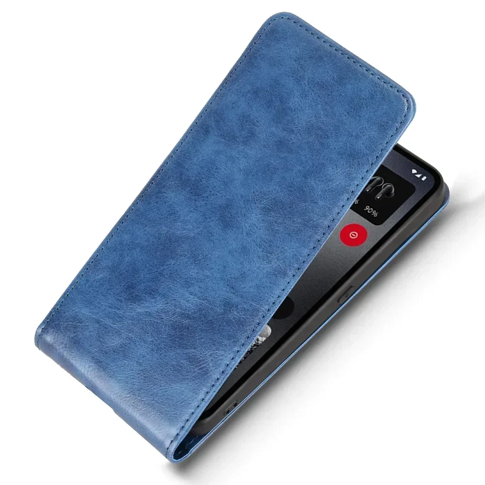 Luxury Retro Leather Book-Style Card Holder Flip Case - S25 Edge/Ultra