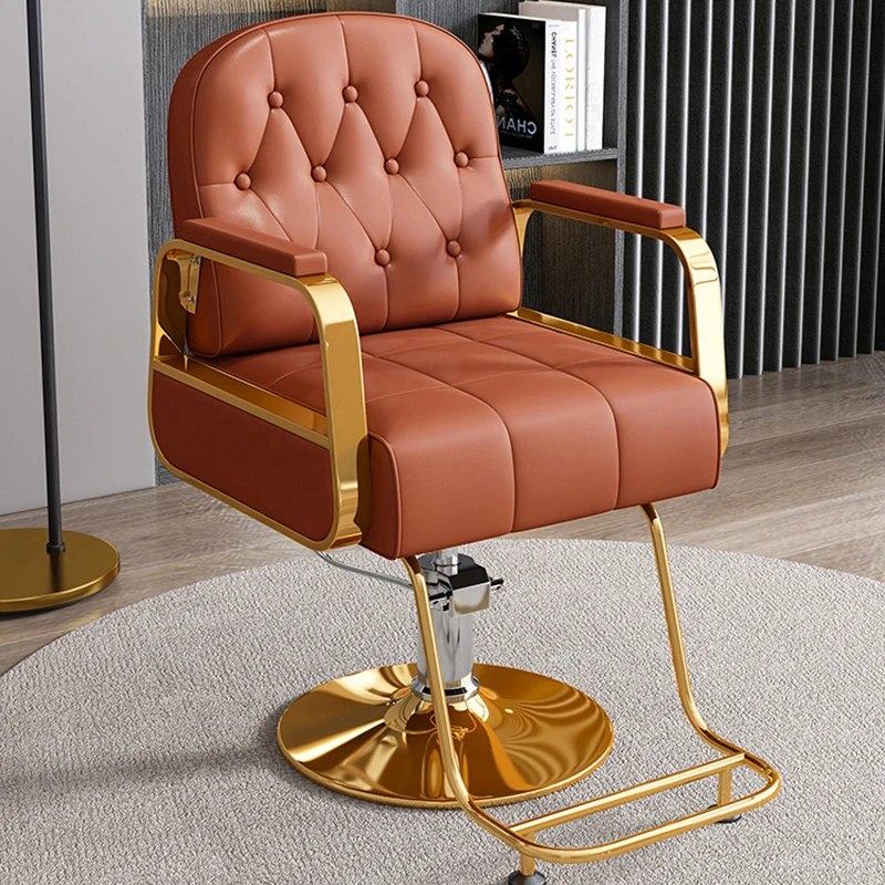 

Counter Stylist Barber Chair Lounge Cheap Hairdressin Steel Chair Stool Simple Silla Pedicura Profesional Furniture Beauty
