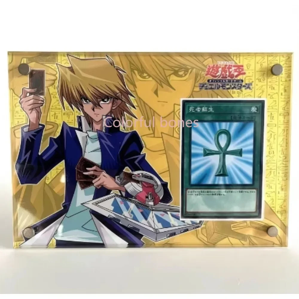 

Yu-Gi-Oh 25th Anniversary Seto Kaiba Blue-Eyes White Dragon Dark Magic Attack Egyptian God Acrylic Card Brick No Card Included