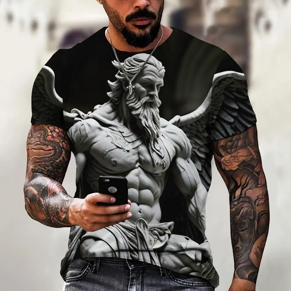 Рисунок 6 - Футболка мужская с 3D-принтом греческой скульптуры