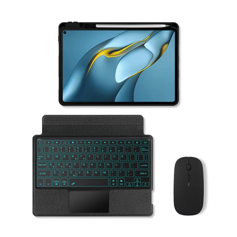 Pro, Touchpad retroiluminado, Capa para tablet, 2019, 2021, 2019, 2021