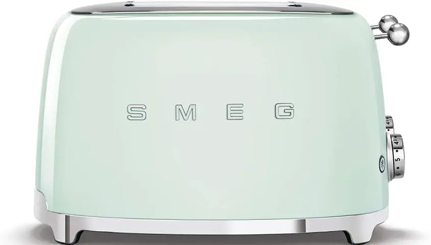 Style Retro Aesthetic 4 Slice Toaster 6 Presets Extra Wide Slots Pastel Green 4