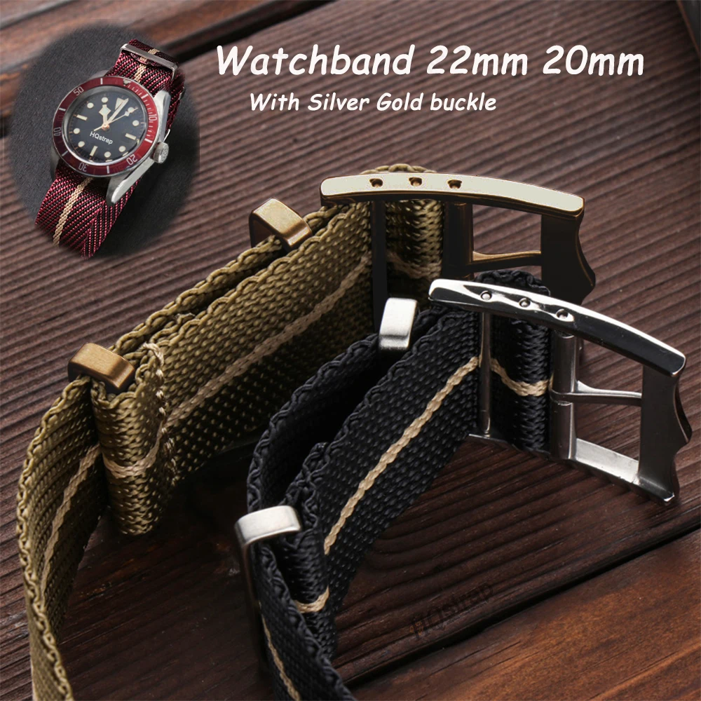 Nylon Canvas Watch Band Wrist Straps Canvas Watch Strap Watchband