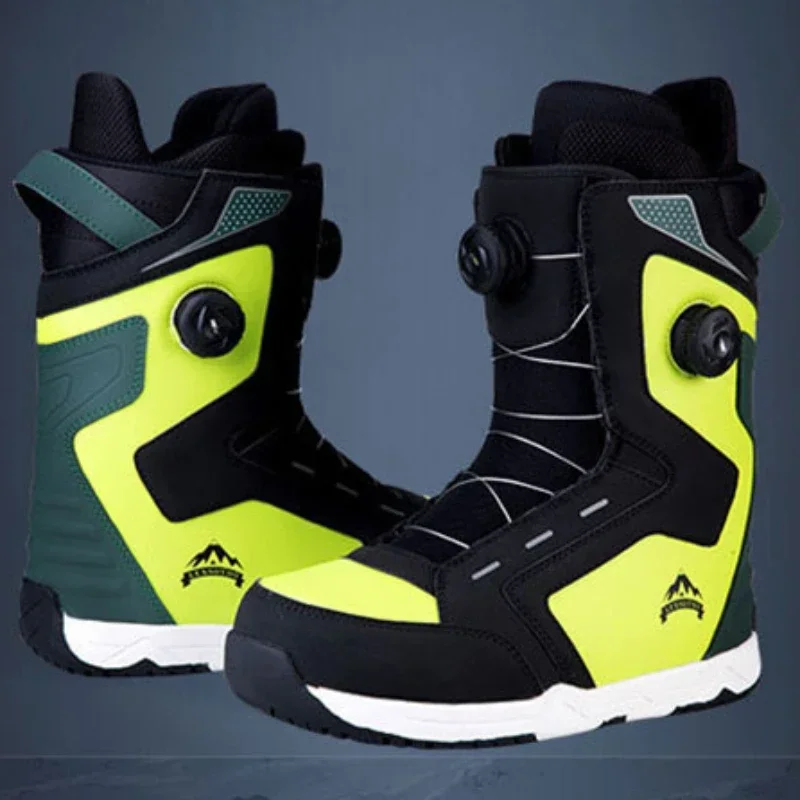 Ski Boots New Sport Ski Shoes Double Quick Wear Couple Style Snow Shoes Cold-resistant Warm Waterproof Breathable Snowboarding Boots