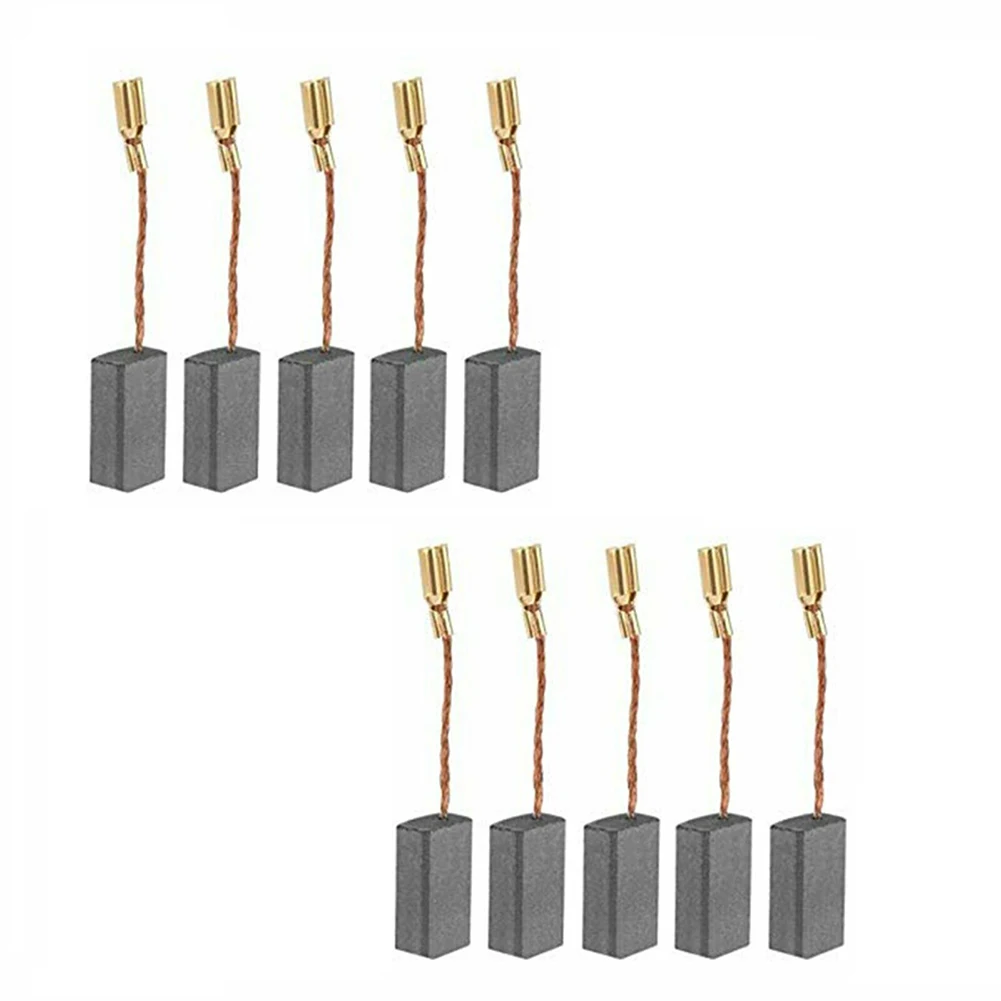 10Pcs Power Tool Carbon Brushes For Bosch Angle Grinder Electric Hammer Drill Graphite Brushes 15x8x5mm