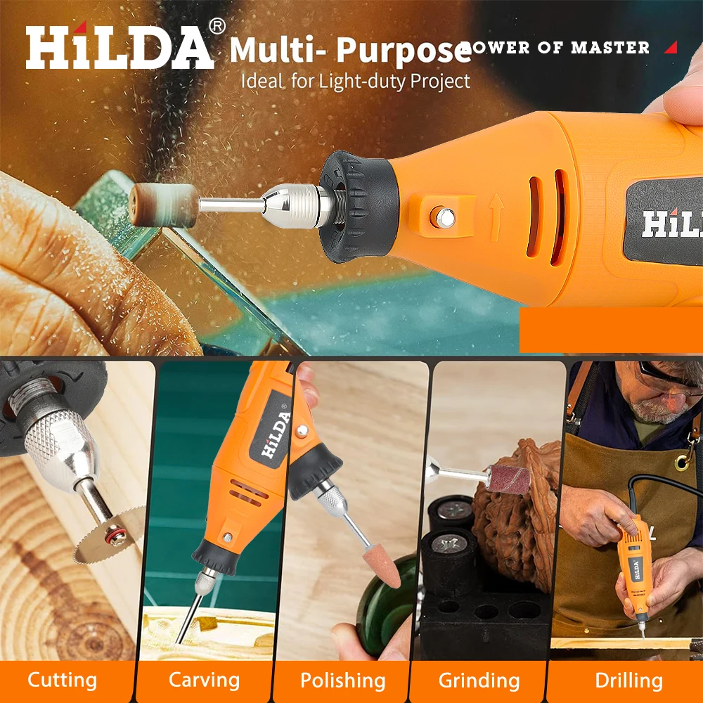 Electric Mini Drill Grinder Engraving Pen Mini Drill Electric Rotary Tool Grinding Machine Accessories 2