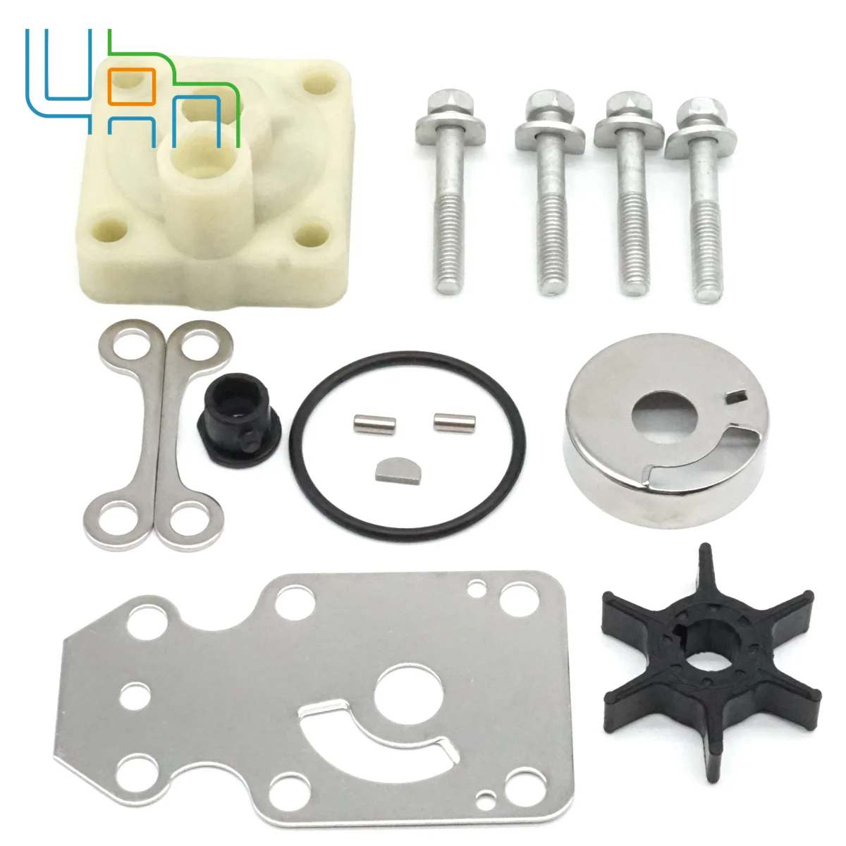 

6AH-W0078 Water Pump Impeller Repair Kit For Yamaha 4Stroke F15C F20 15/20HP Outboard 6AH-W0078-00 6AH-W0078-01 6AH-W0078-00-00