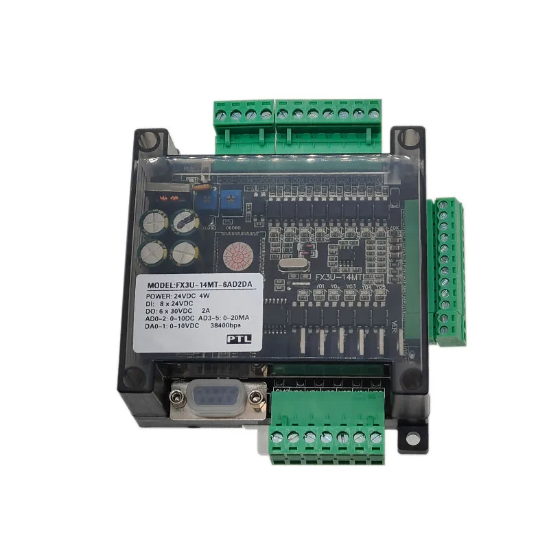 transistor de rele modbus fx3u 14mr 14mt plc 02