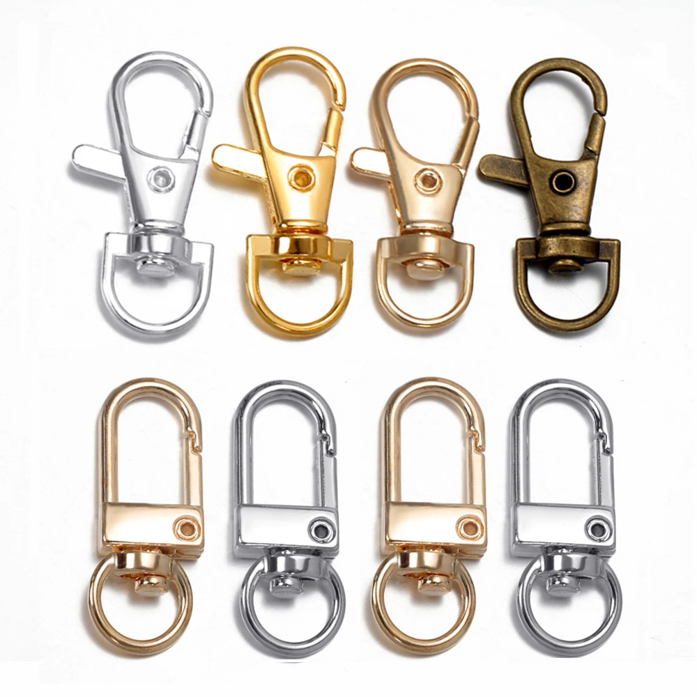 2 Fermoirs Porte-clés Homard Ovales Avec Gâchette - Taille 3/4" - Par Zaplyte