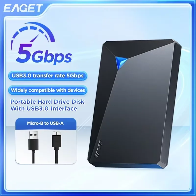 EAGET ポータブル 外付け HDD USB 3.0 大容量 4TB EAGET ポータブル 外付け HDD USB 3.0 大容量 4TB - メルカリ