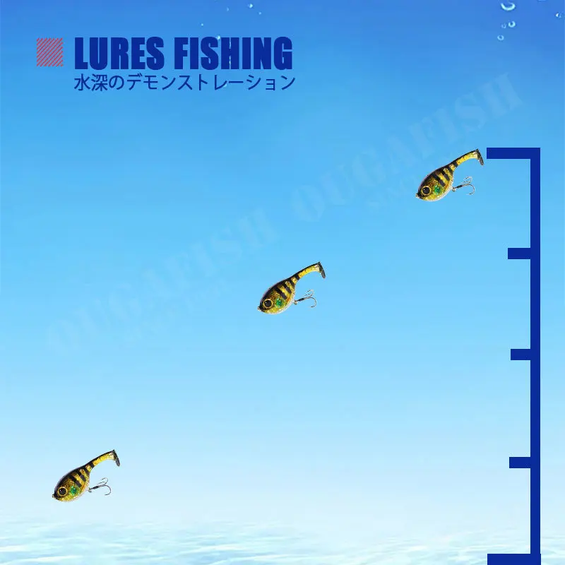 Мягкая рыболовная приманка Balloonfish, 9,5 г, 60 мм, силиконовая искусственная рыболовная приманка высокого качества