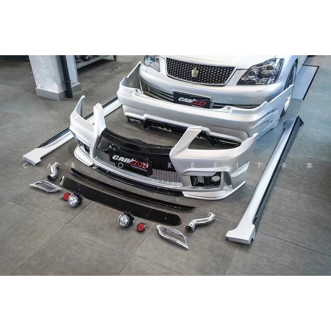 JDM-AG-Crown-Body-Kit-Front-Bumper-Side-Skirt-Upgrade-Bumper-For-Toyota ...