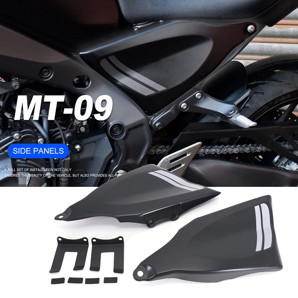 Motorrad Rahmen Schutz Abdeckung - Aluminium Für Yamaha MT-09 2021-2023