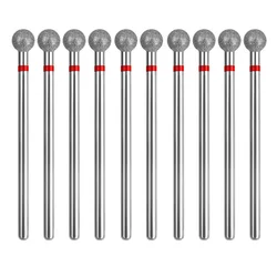 Diamond Nail Drill Bit Set - 10PCS Manicure Milling Cutters and Rotary Burr Accessories (NO5)
