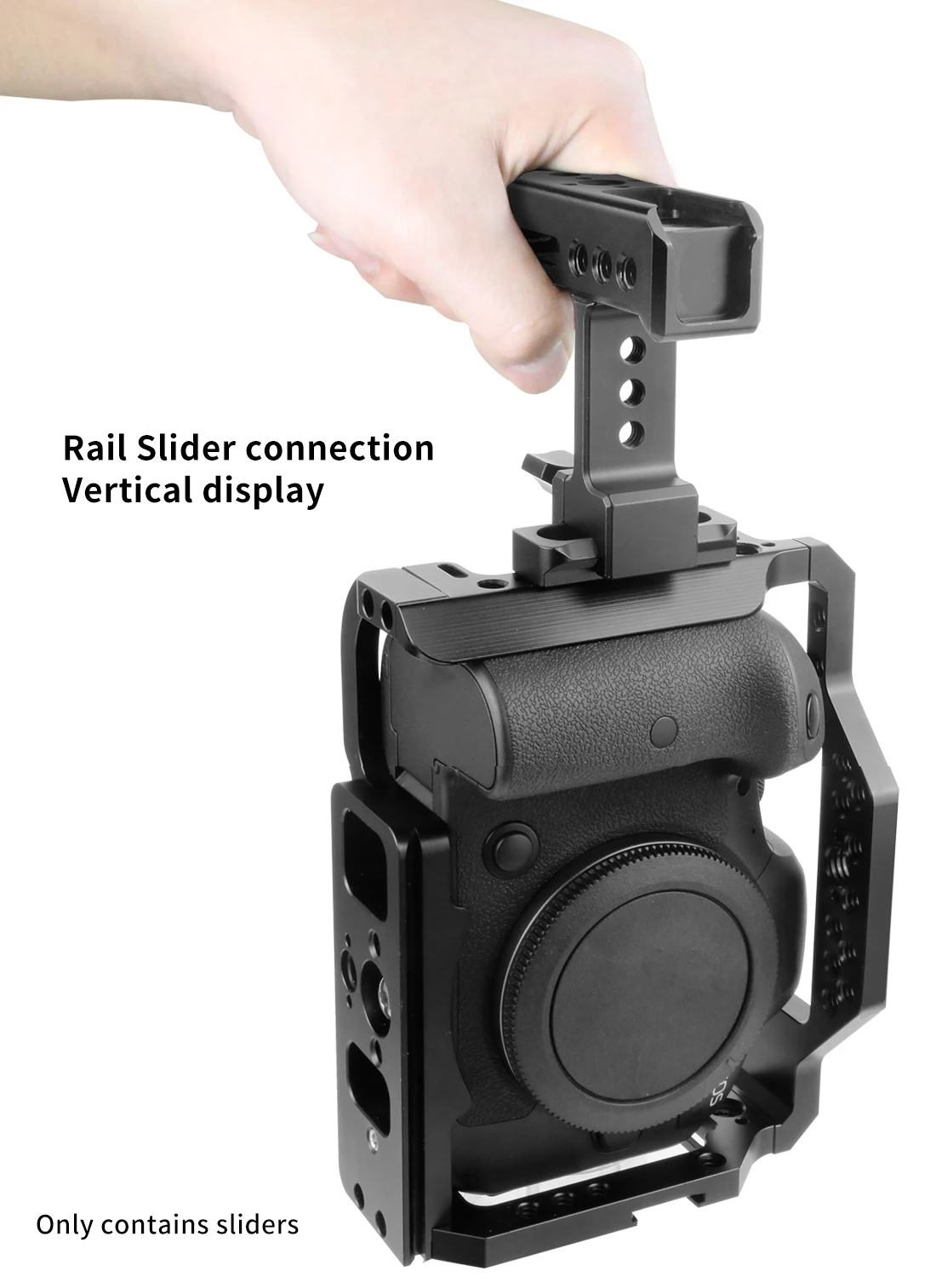Quick Release Safety Rail w 1/4'' Screws DSLR Camera Rig Mini Quick Release NATO