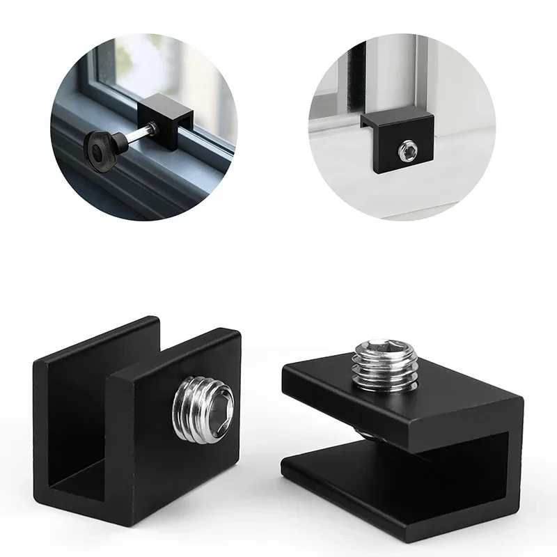 Description Picture 6 of item2 Pcs Non Punching Window Limiter, Window Lock Buckle, Sliding Door, Child Protection Device, Safety and Anti-theft Device