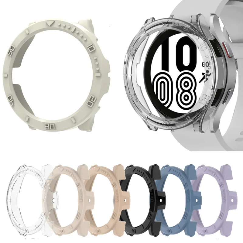 Durable Edge Shell Frame Protector for Samsung Galaxy Watch - Sleek Bezel Ring Case
