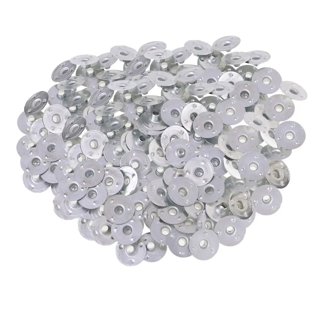 Candle Wick Holders Candle Making Supplies 500 Pieces Candle Wick Metal Sustainer Tabs Holder Handmade DIY Candle Making Accessories Supplies 12.5x3mm