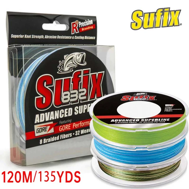 Sufix 832 sufix braid x8 Fishing Line - Length:120m/130yds, Size