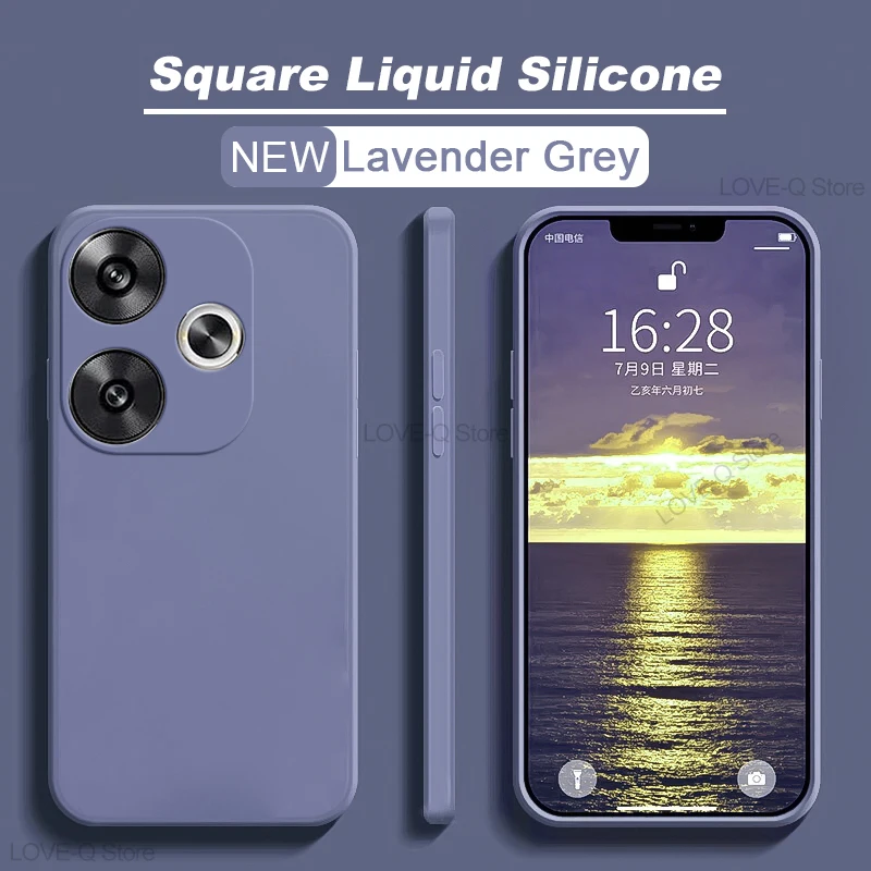 Original Liquid Silicone Shockproof Phone Case - Soft Cover