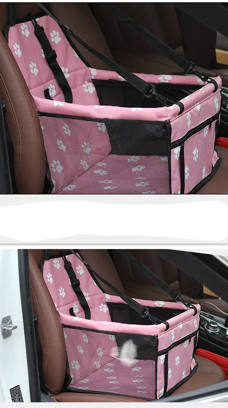 Title 3, Pet Dog Car Carrier Seat Bag Waterproof Basket ...