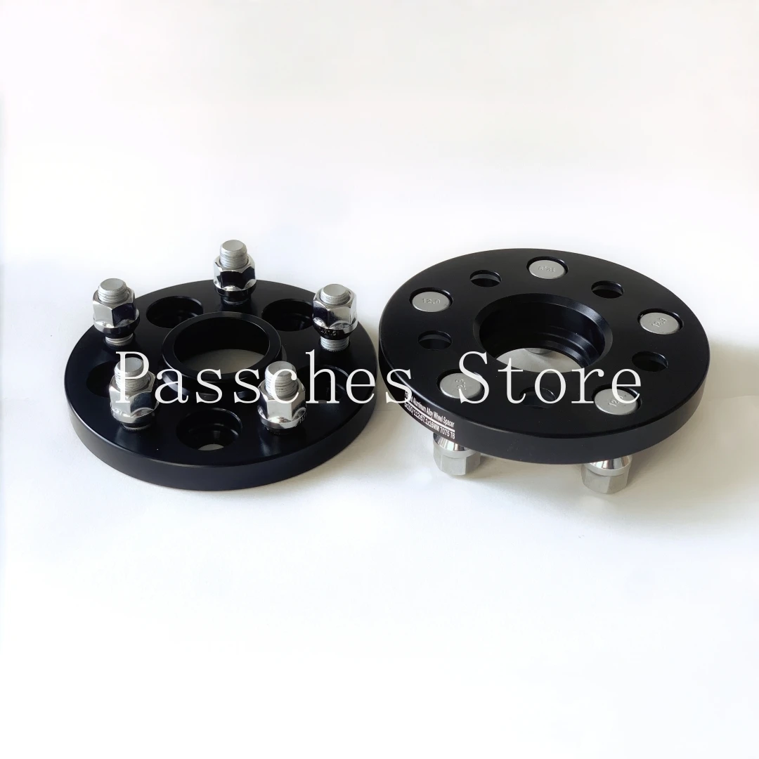 2개 20mm 변환 휠 어댑터 PCD 5x108에서 5x114.3 CB 63.4-60.1m 러그 스터드 M12x1.5