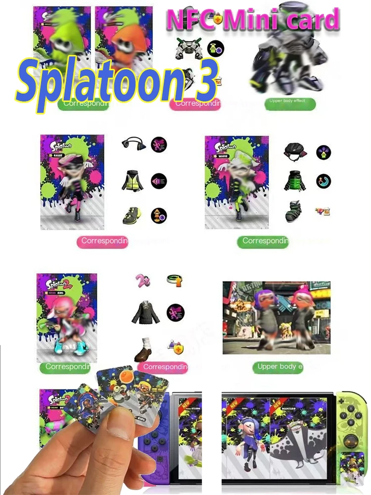 23/27 Spielkarte Pearl Marina Callie Marie für Switch NFC RFID-Karte 2024 All New Splato00on 3 NFC Tag Spielkarten für Switch – Detail 2