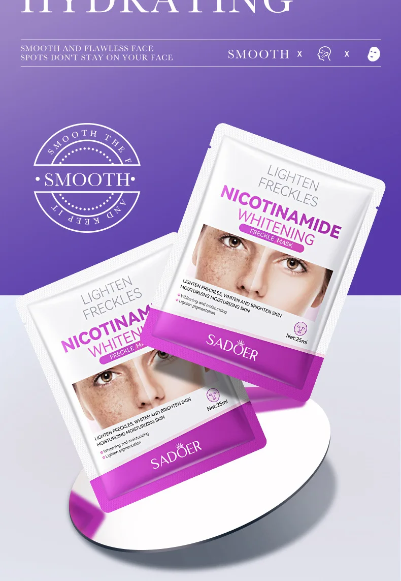 Niacinamide Whitening Freckle Mask Image 8
