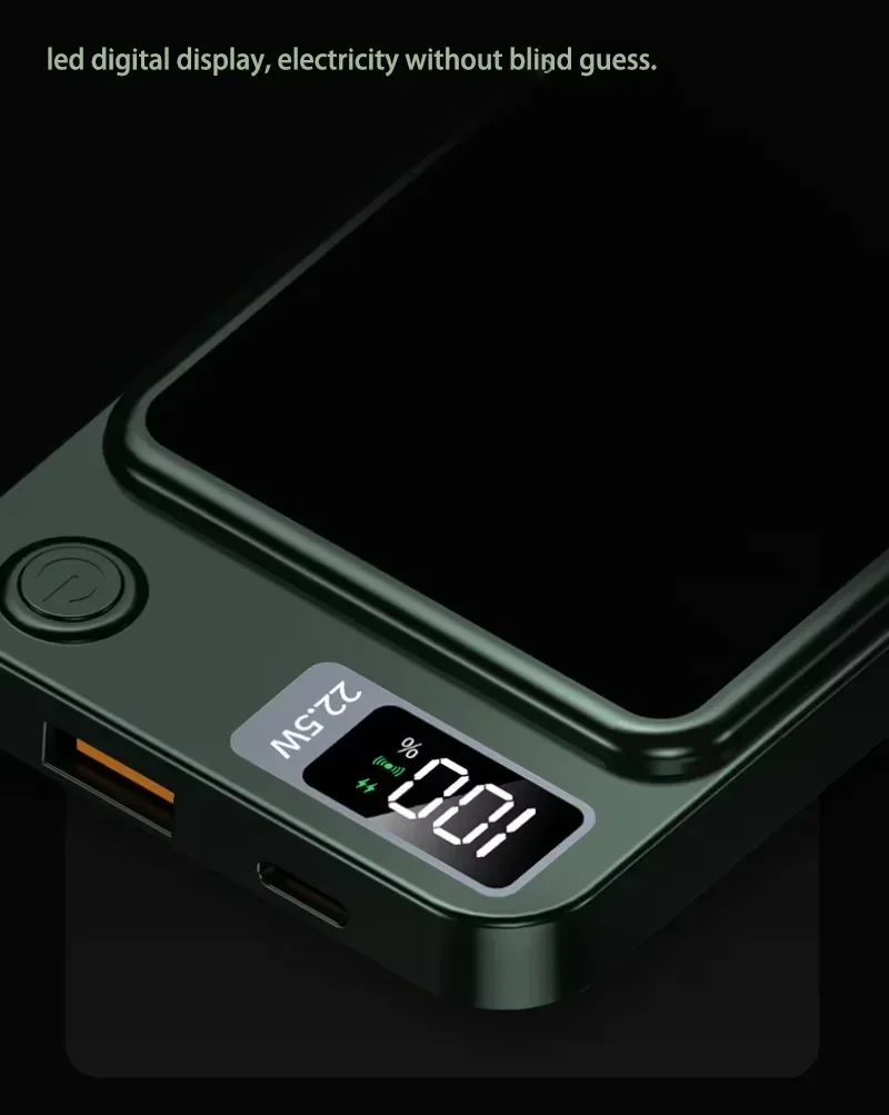 100000mah Capacity Power Bank Magnetic Wireless 22.5w Ultra Super Fast Charging