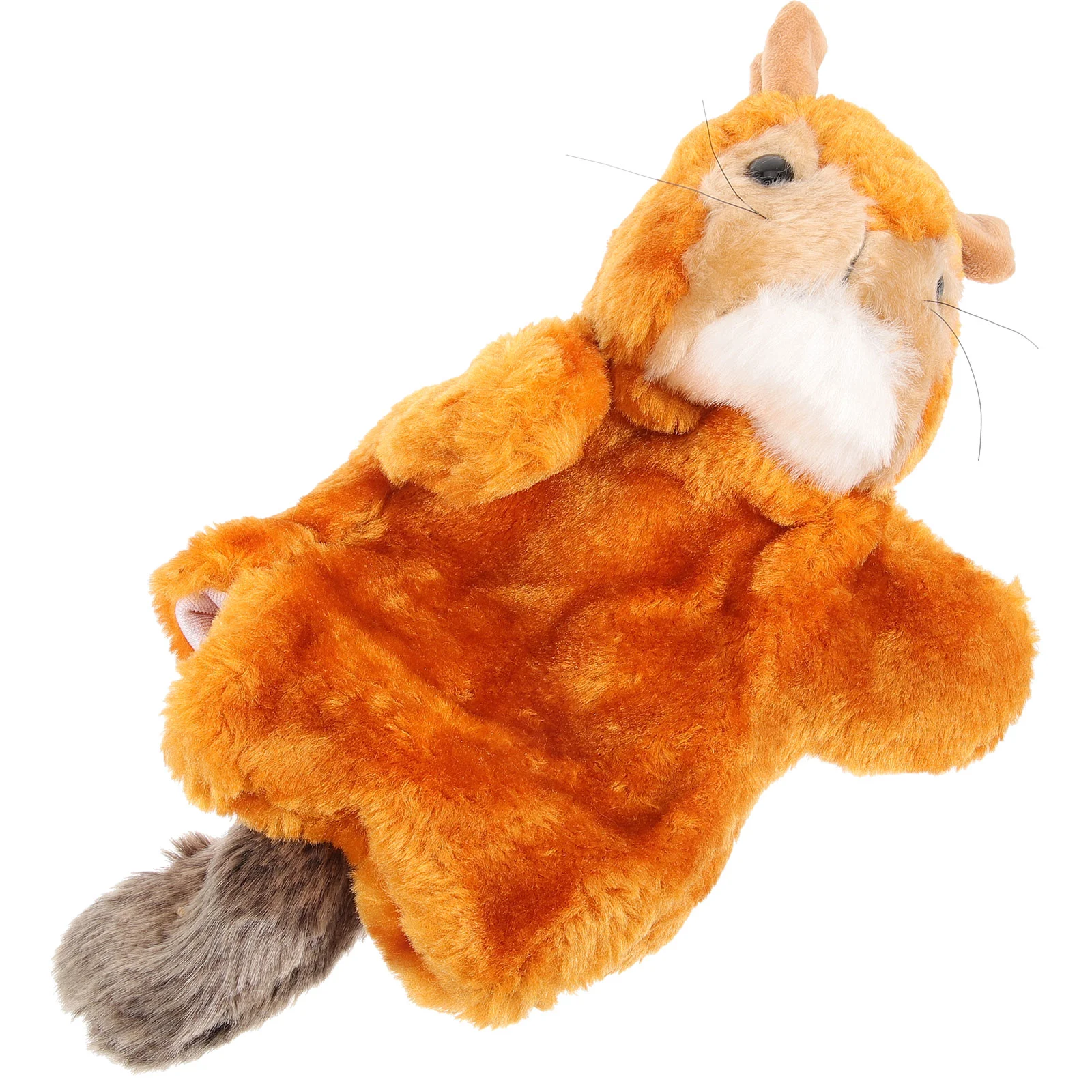 Hand Puppet Plush Squirrel Animal Story Telling Toy Early Education Kids Gloves for