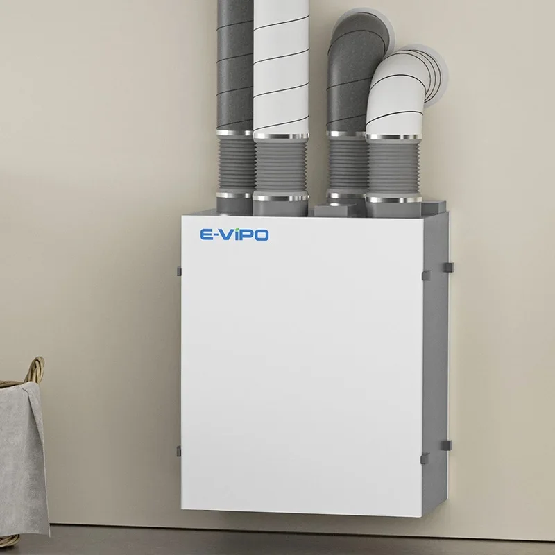 Heat Recovery Heat Exchanger Ac Unit E-VIPO Wall-mounted Vertical