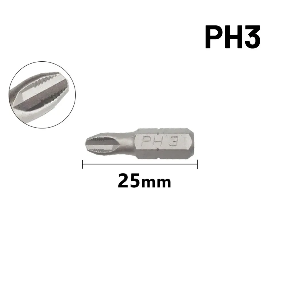 

Magnetic Screwdriver Bit Set Blue+Silver Alloy Steel PH1 PZ1 PH2 PZ2 PH3 PZ3 6pcs/12pcs Long Lasting Performance