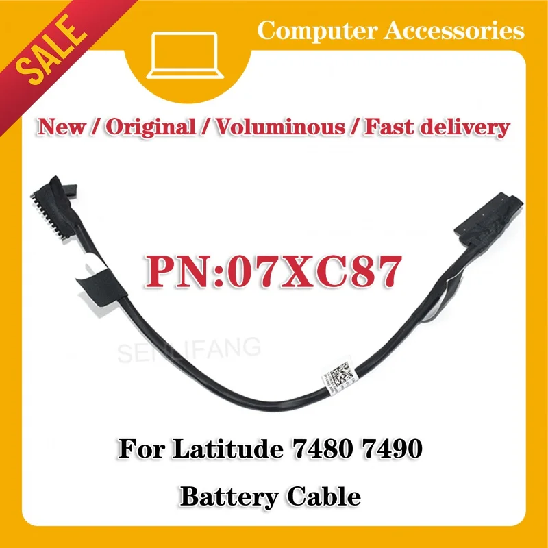 New For Dell Latitude 7480 7490 E7480 E7490 Battery Cable Flat 07Xc87 Battery Cable P73G