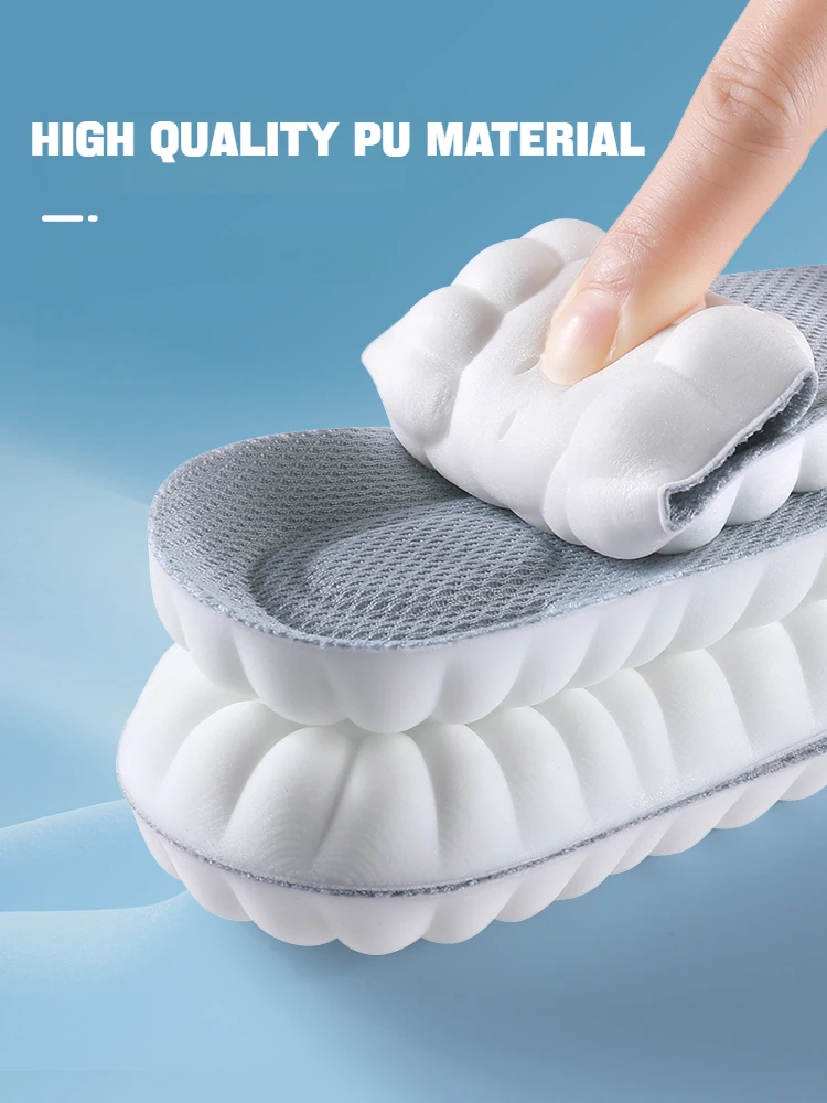 

Orthopedic Sport Insoles for PU Feet Sole Soft Breathable Shock Absorption Running Shoes Pad for Men Women Arch Support Insole