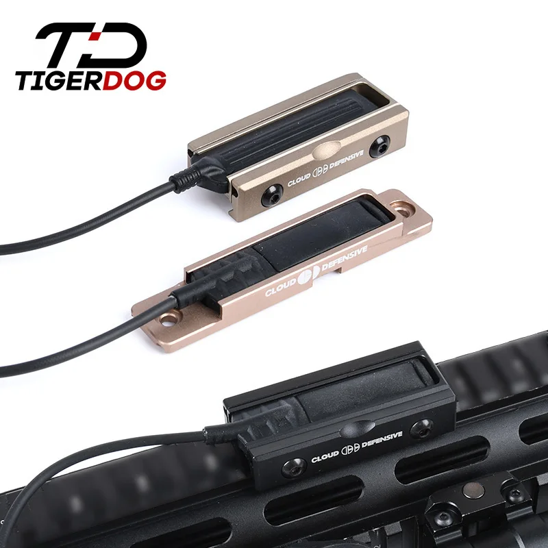 

WADSN Hunting Flashlight System Pressure Switch Pad Slot Airsoft M300 M600 DBAL A2 Pocket Panel Mount M-lok keymod Track Tail