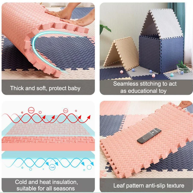 16/24pcs 30cm Puzzle Mat For Children Thick Baby Play Mat Kids Carpet Mats EVA Foam Rug Children Room Activities Mat For Baby 3