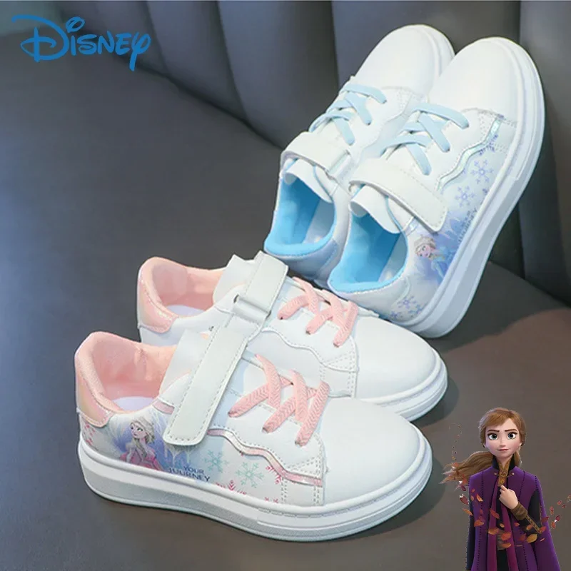 Disney Frozen Kids Sneakers Anna Princess Running Girls Scarpe Sportive Bambini Scarpe Casual Traspiranti Kawaii Kids Baby Shoes Gift